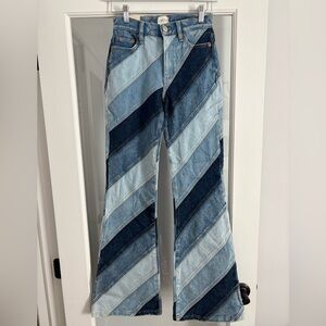 Alice + Olivia Blue Denim Pants